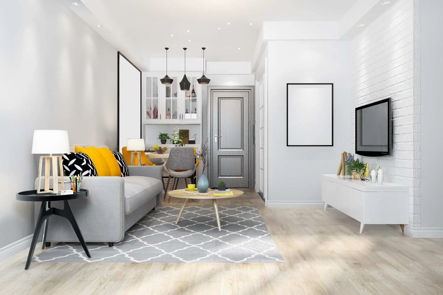Beautiful home interior living space